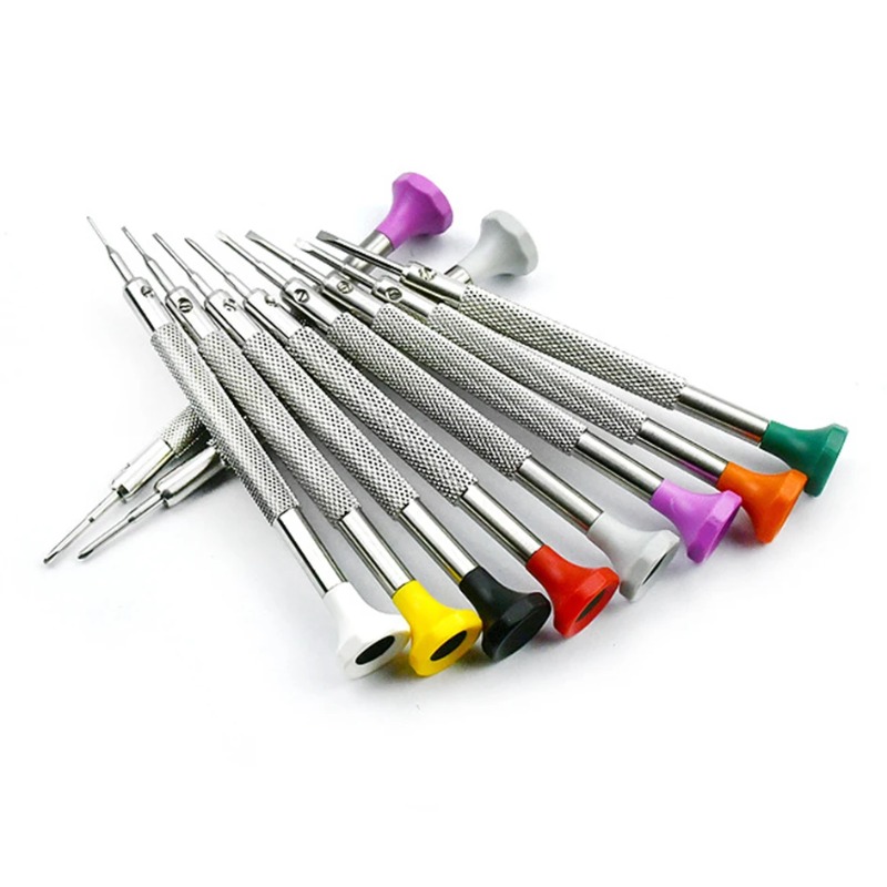Jewelry Watches Repair - Tournevis de précision 0.6-2.0mm, ensemble d'outils