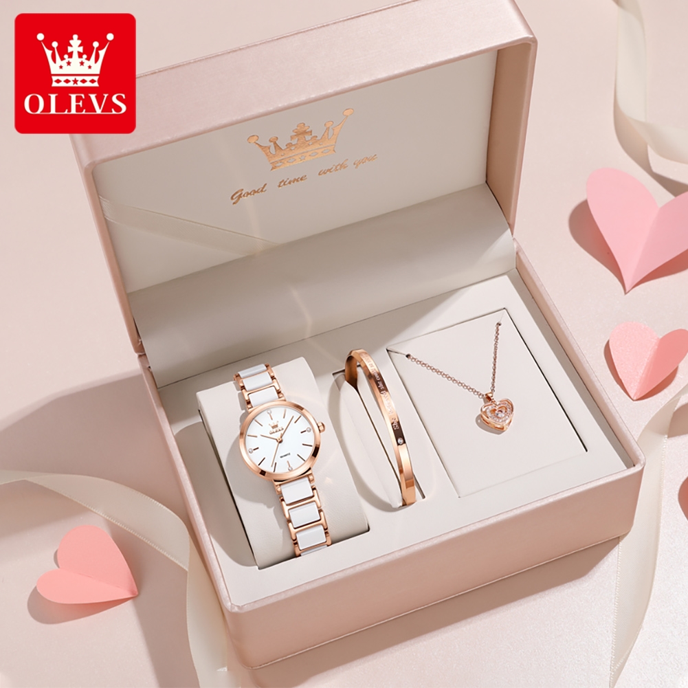 Jewelry Watches For Women - OLEVS femmes montre 5877 luxe élégant