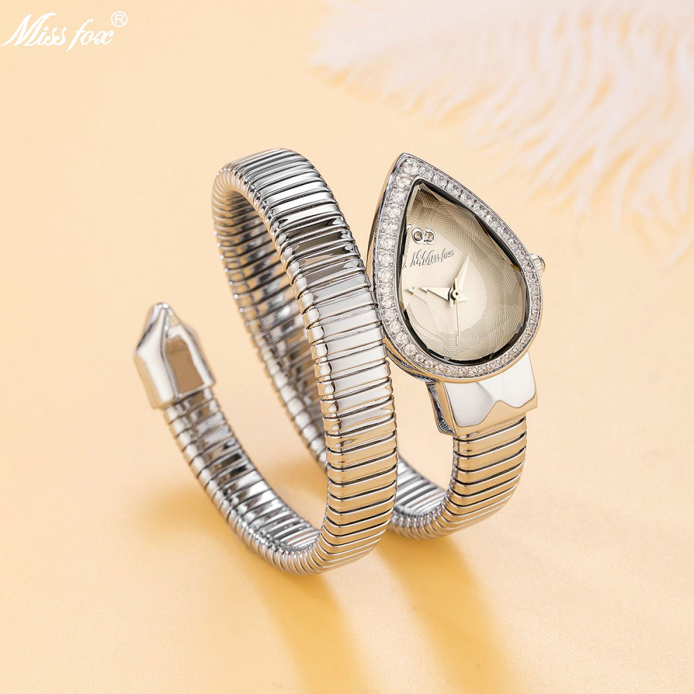 Jewelry Diamond Watches - MISSFOX montre en diamant en forme