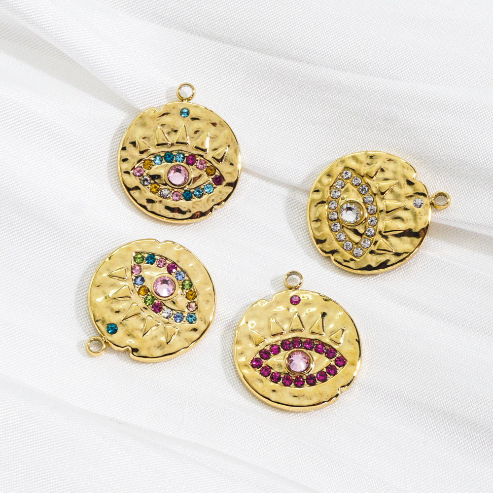 Fine Jewelry & Watches Photos - Pendentif coloré en acier inoxydable, breloques