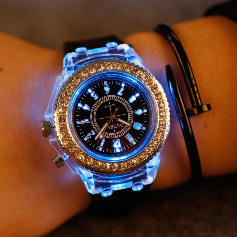 Femmes montre lumineux personn - Jewelry Diamond Watches avis et prix
