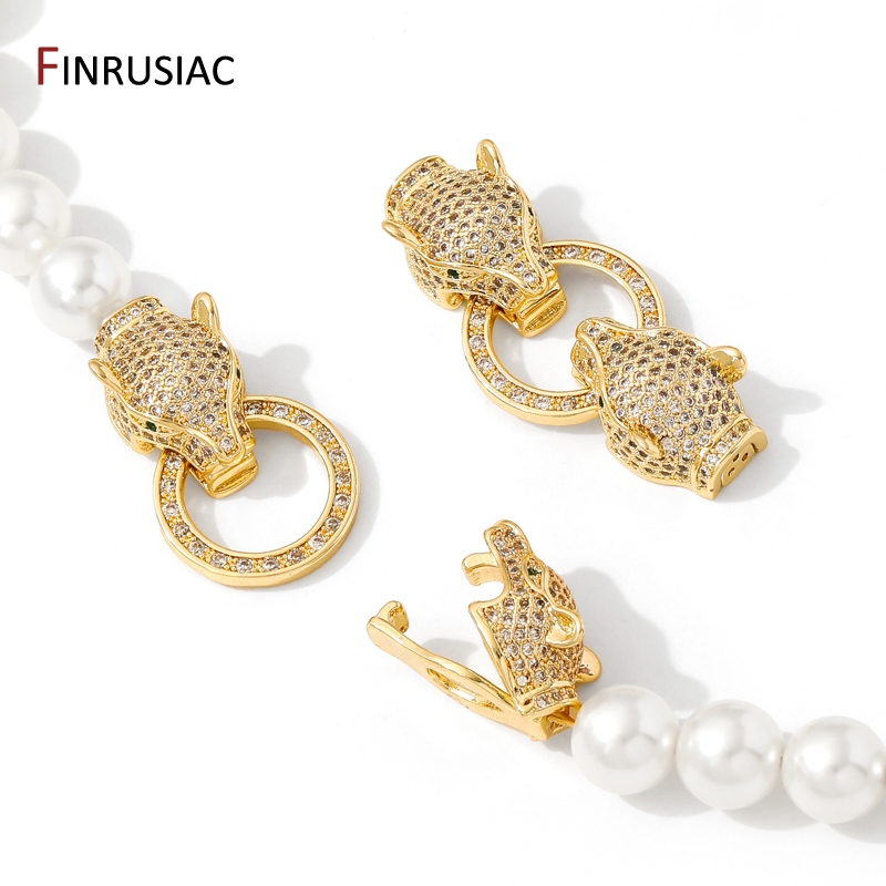 Fermoirs en laiton plaqué or 1 - Pearl Necklace avis et prix