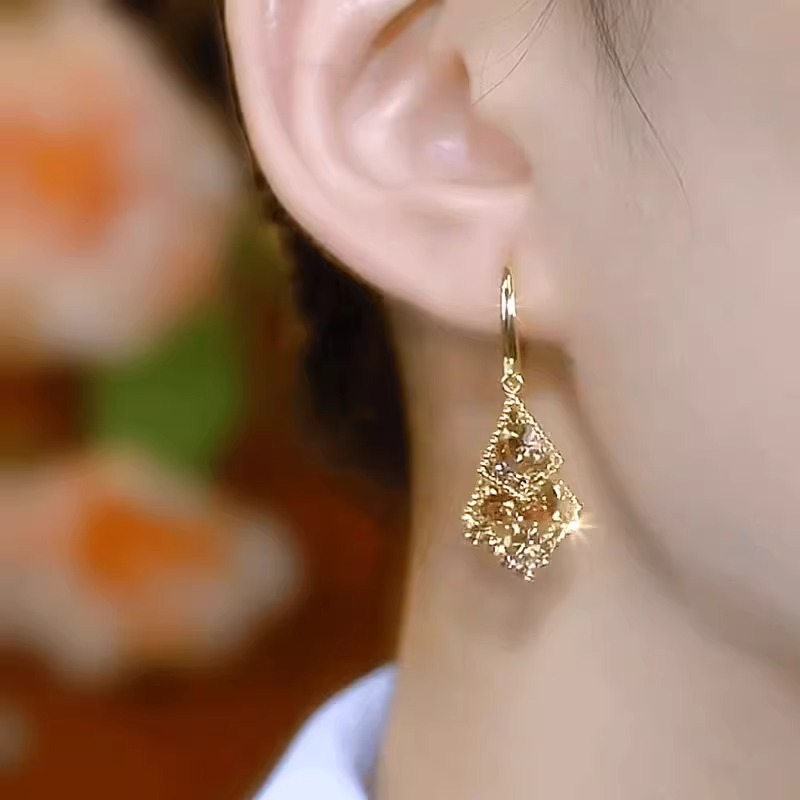 Boucles d'oreilles pendantes e - Diamond Stud Earrings avis et prix