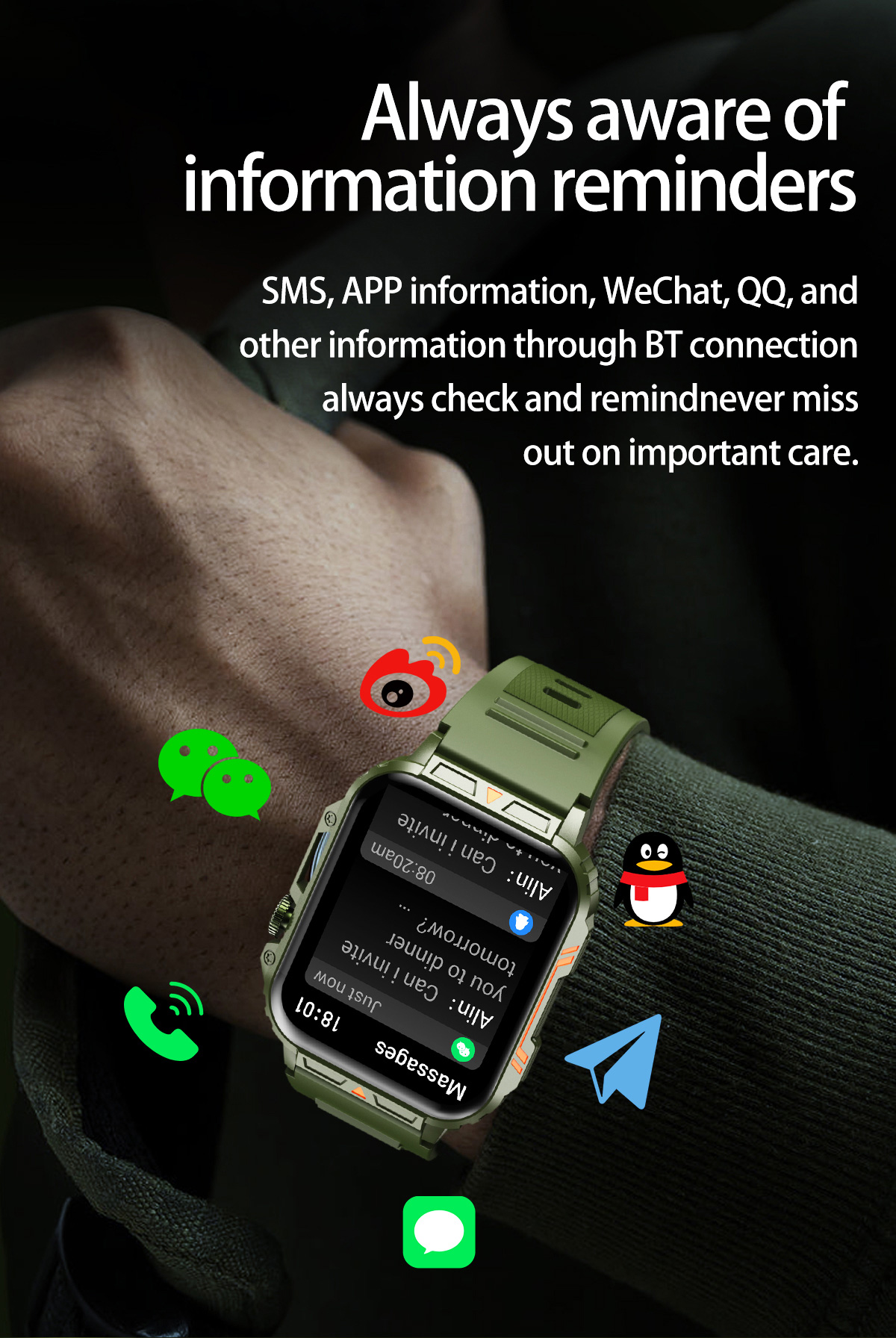 Montre intelligente militaire  - Italian Jewelry Watches avis et prix