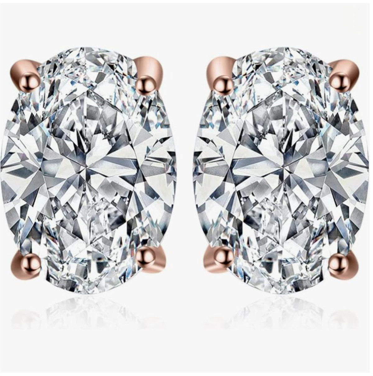 14K or physique véritable or l - Diamond Stud Earrings avis et prix