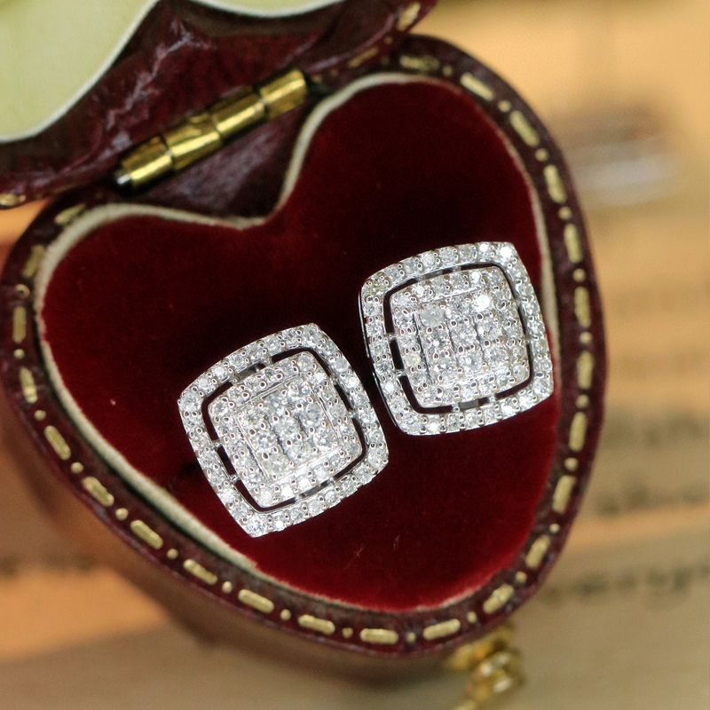 Bijoux de luxe Aazuo, boucles  - Diamond Stud Earrings avis et prix
